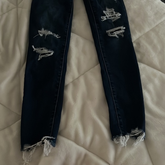 American Eagle Ripped but patched jeans - Picture 2 of 3